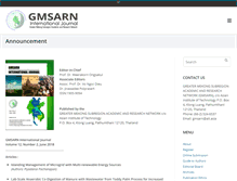 Tablet Screenshot of gmsarnjournal.com